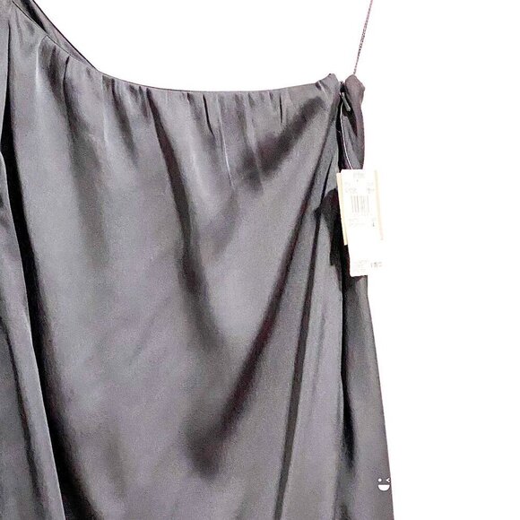 NWT Aidan Aidan Mattox Asymmetric Batwing Dress, Size 4, Gray - Picture 13 of 13